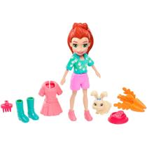 Boneca Polly Pocket com Bichinhos com Acessórios - Mattel