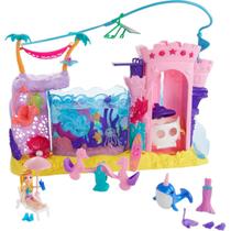Boneca polly pocket com cenário aventuras de sereia - mattel gxv27