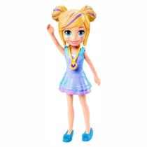 Boneca polly pocket impulse - polly vestido lilas - gdk98