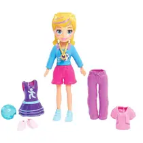 Boneca Polly Pocket Jogadora de futebol Boneca Polly Pocket Jogadora de futebol