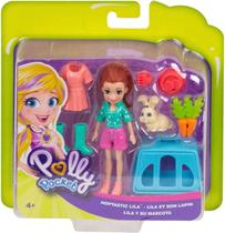 Boneca Polly Pocket Lila Com Coelhinho - Mattel Gdm11