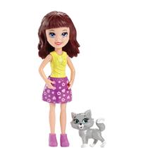 Boneca Polly pocket Lila com gatinho