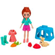 Boneca Polly Pocket Lila com sua Coelhinha - GDM11 - Mattel
