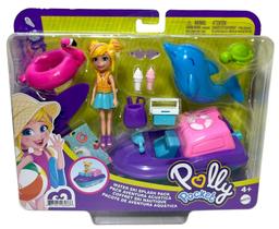 Boneca Polly Pocket Pacote De Aventura Aquática - Mattel Brinquedos