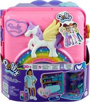 Boneca Polly Pocket Pollyville Resort Roll Away HKV43 Mattel Única