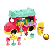 Boneca Polly Pocket Smoothies Food Truck 2 em 1 GDM20 - Mattel