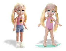 Boneca Polly Surf Polly Pocket Mattel Articulada 38Cm 1105