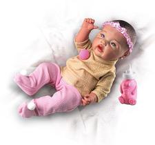 Boneca Premium Reborn Bebê Menina Realista
