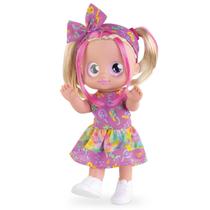 Boneca Pretty Collection Blondie Loira Cabelo Moderno Milk