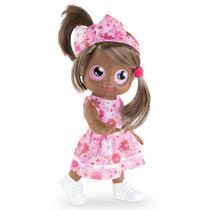 Boneca Pretty Collection Brown Marrom Cabelo Moderno Milk