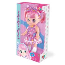 Boneca Pretty Collection Pink Rosa Fashion Colorida Milk