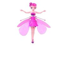 Boneca Princesa Aerocraft Fada Voadora Rosa 19Cm Sensor Nº5