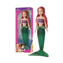 Boneca Princesa Ariel 85Cm My Size Disney A Pequena Sereia Presente Menina Brincadeira Dia Das Crianças 2014