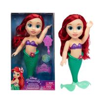 Boneca Princesa Ariel Disney Hora Do Banho Multikids