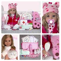 Boneca Princesa Baby Alive Realista Loira Pano Girafinha LOL