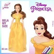 Boneca Princesa Bela Disney Gigante 82cm Original c/ Nota Fiscal