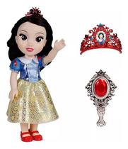 Boneca Princesa Branca De Neve Disney Com Acessórios