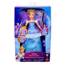 Boneca Princesa Cinderela Vestido com Luzes JBF94 Mattel