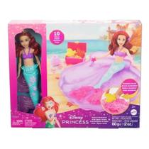 Boneca Princesa Disney Ariel Água e Areia HWB39 - MATTEL - 194735211074 Boneca Princesa Disney Ariel Água e Areia HWB39 - MATTEL - 194735211074