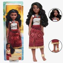 Boneca Princesa Disney Moana 2 com Acessório Mattel