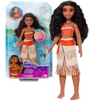 Boneca Princesa Disney Moana Cantora Roupa Clássica Mattel