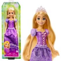 Boneca Princesa Disney Rapunzel Saia Cintilante 30 Cm - Original Mattel