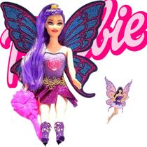 Boneca Princesa Fada Interativa Para Meninas Brinquedo Infantil Articulada