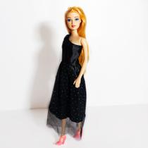 Boneca Princesa Liz Loira com Vestido Preto - Toys&Toys