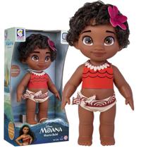 Boneca Princesa Moana Disney Bebê Baby 36cm - Cotiplás