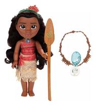 Boneca Princesa Moana Disney Com Acessórios Infantil - Jakks