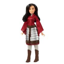 Boneca Princesa Mulan Disney com Traje Texturizada Original Hasbro E8633