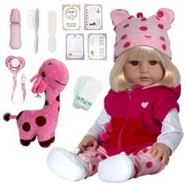 Boneca Princesa Reborn Adora Silicone Infantil