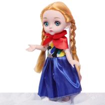 Boneca Princesa Roupinha de Natal de 16 cm com Articulação - Casa Voiréti
