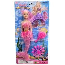 Boneca Princesa Sereia + Acessorio Beatuty Mermaind Pearl - Princess Ariel Princesa Acessórios - PANAMI Boneca Princesa Sereia + Acessorio Beatuty Mermaind Pearl - Princess Ariel Princesa Acessórios - PANAMI