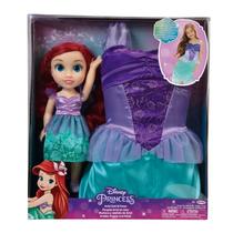Boneca Princesas Disney Ariel com Fantasia Infantil Multikids