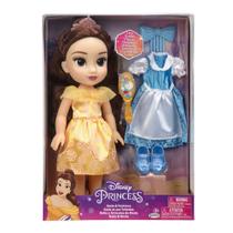 Boneca Princesas Disney Bela com Acessórios e Roupinha Multikids - BR1929