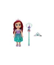 Boneca Princesas Disney Multikids Ariel com Varinha e Tiara - MULTILASER