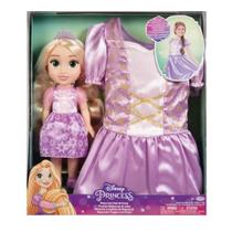 Boneca Princesas Disney Rapunzel com Fantasia Infantil Tamanho Único para Crianças +3 Anos Multikids - BR1933