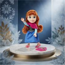 Boneca Princesas Frozen Anna Articulada com pente Luxo Disney Boneca Princesas Frozen Anna Articulada com pente Luxo Disney