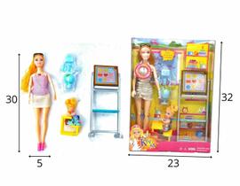 Boneca Professora Com Acess Ref Hb035