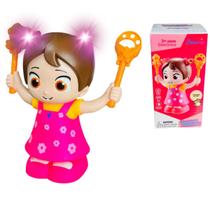 Boneca Pula Pula Cambalhota Efeitos Musicais Luzes Rosa
