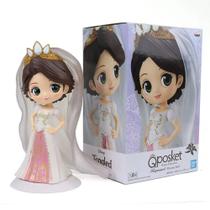 Boneca Q Posket Rapunzel Wedding Dress Disney Banpresto
