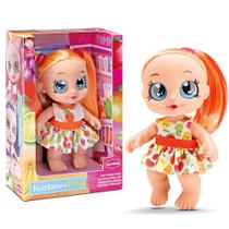 Boneca Rainbow Baby Laranja Frutinha 100% Vinil Articulada Boneca Rainbow Baby Laranja Frutinha 100% Vinil Articulada