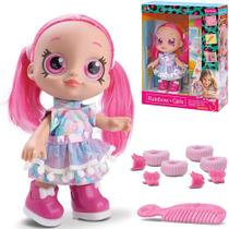 Boneca Rainbow Girls Pink Tattoo Com Pente+Acessorios 11Pcs - BAMBOLA Boneca Rainbow Girls Pink Tattoo Com Pente+Acessorios 11Pcs - BAMBOLA