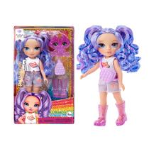 Boneca Rainbow High Littles Amethyst Willow - Edição Roxa com Pet