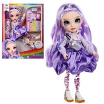 Boneca Rainbow High Sparkle E Shine Fashion Viola - Mga