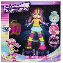 Boneca Rainbow Riley Patinadora Com Controle Remoto - Candide