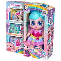Boneca Rainbow Surprise Cabelo Verde