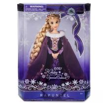 Boneca Rapunzel Enrolados Holiday Natal Limitada Disney