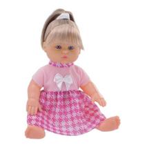 Boneca Real Babi-Du c/ Cabelo Loiro Bebê Infantil Reborn - Anjo Brinquedos